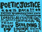 Poetic Justice Flyer